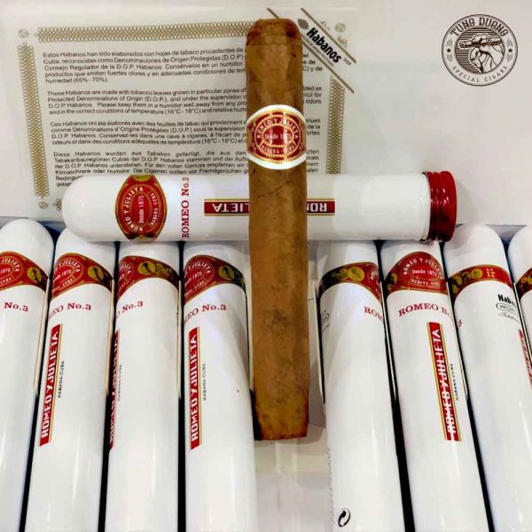 Xì gà Romeo Y Julieta No.3 Tubos - hộp 25 điếu