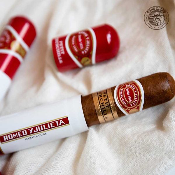 Mô tả về xì gà Romeo Y Julieta Petit Churchills Tubos - hộp 3 điếu