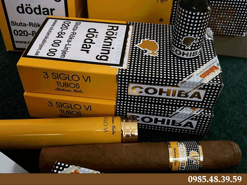 Giá xì gà Cohiba hộp 3 điếu