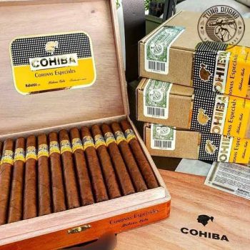 Xì gà Cohiba Coronas Especiales - hộp 25 điếu hãng chính hãng