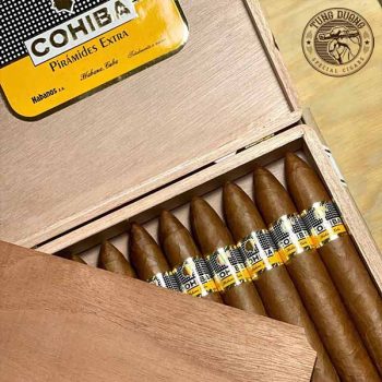 Xì gà Cohiba Piramides Extra - hộp 10 điếu chính hãng