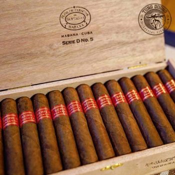 Mô tả về xì gà Partagas Serie D No5 - hộp 25 điếu